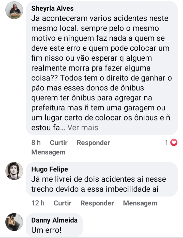 Comentários do leitor