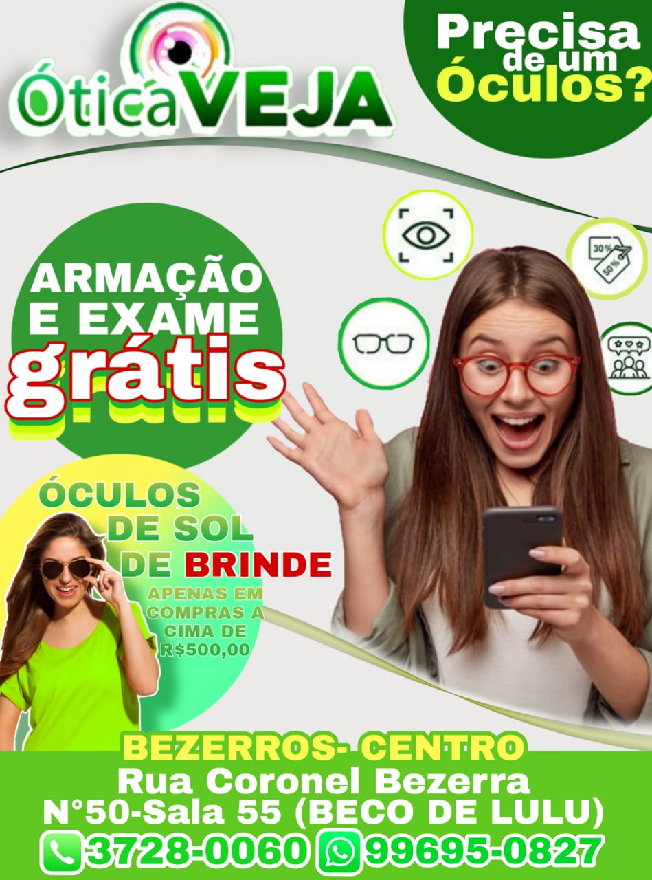 Olha só que promoção da Ótica Veja!!! – Bezerros Hoje